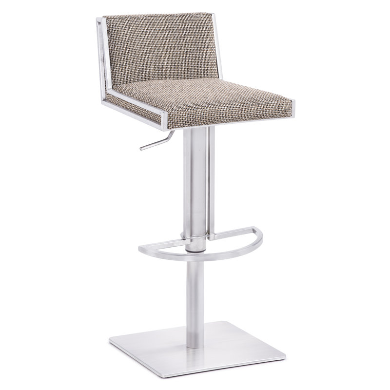 Adjustable Height Swivel Bar Stool & Reviews AllModern